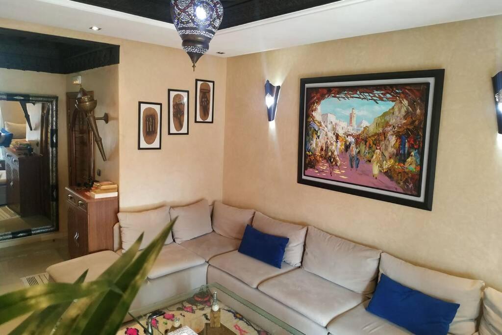 Superbe appartement en résidence privée devant la mer avec piscine Bouznika Exterior foto
